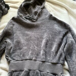 Fashion Nova Charcoal Cowl Neck Dress